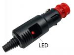 Auto Male Plug Korek Rokok Adaptor karo LED